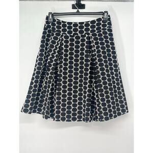 Robert Kitchen Canada Pleated Skirt Size 8 Classic Artsy Made in Canada